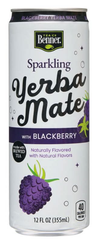 Benner Sparkling Yerba Mate, Blackberry