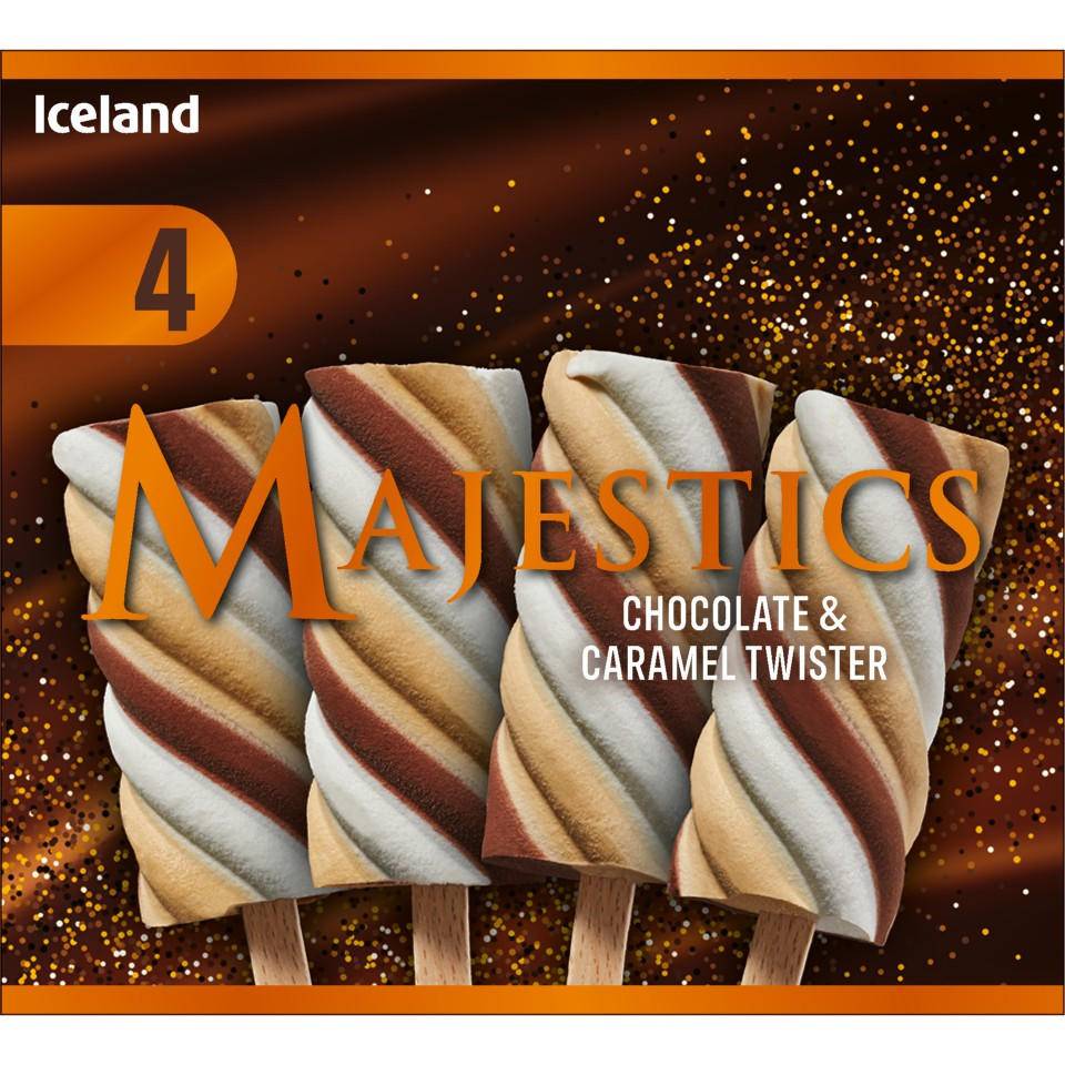 Iceland Majestics Twister Ice Cream Lollies Delivery Near Me Order