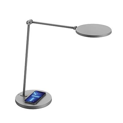 Sheffield Labs EXECUTIVE Wireless Charging LED Desk Lamp, 18.6, Gunmetal (TL25911)