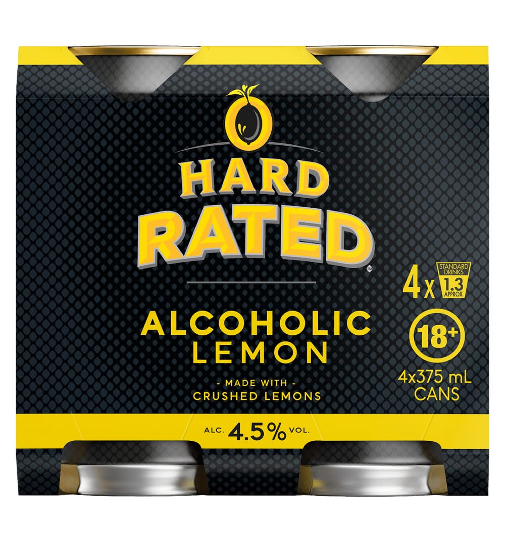 Hard Rated Can 4x375mL