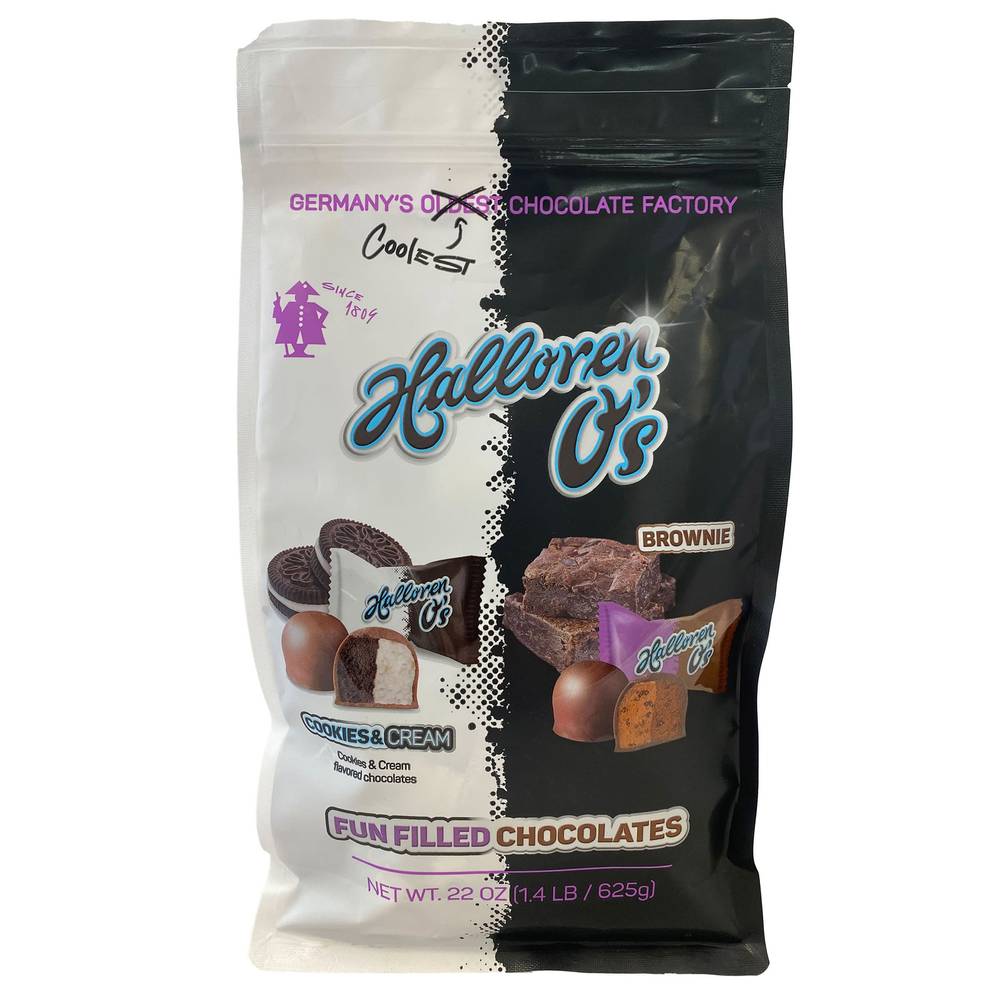 Halloren O's Brownie Chocolates (cookies and cream )