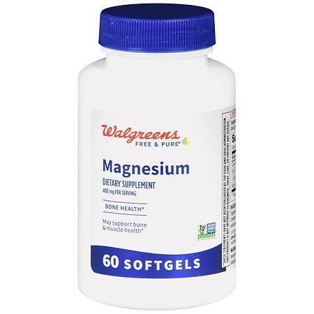 Walgreens Magnesium 400 mg Softgels