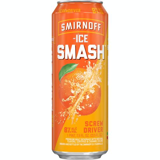 Smirnoff Smash Screw Driver Malt Beverage Beer ( 23.5 fl oz )