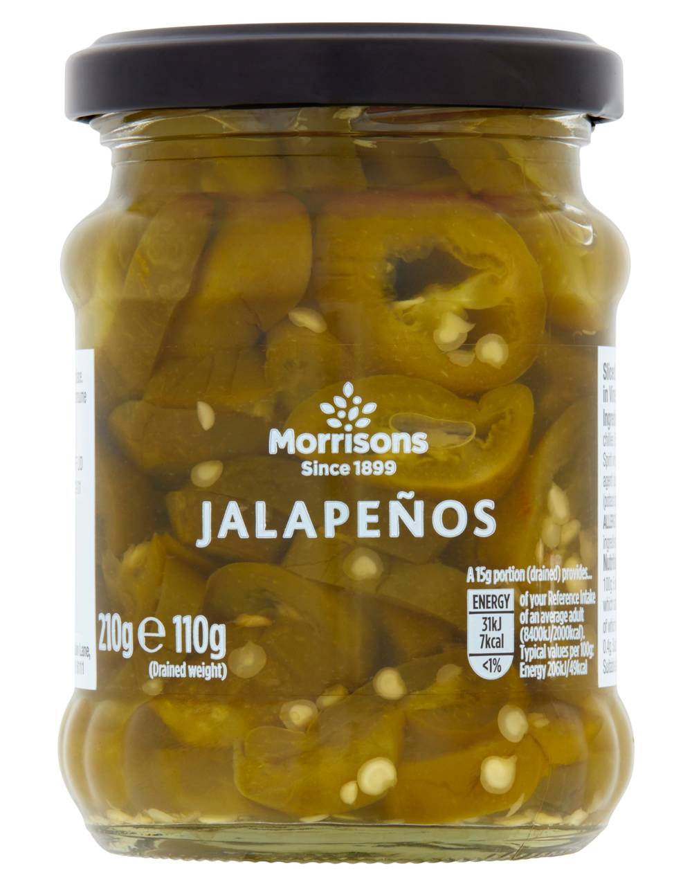 Morrisons Sliced Jalapenos 210G
