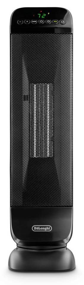 DeLonghi Up to 1500-Watt Ceramic Tower Indoor Electric Space Heater with Thermostat and Remote Included | HFX25S15L