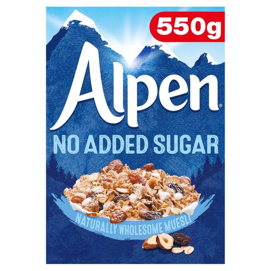 Alpen No Added Sugar 560g