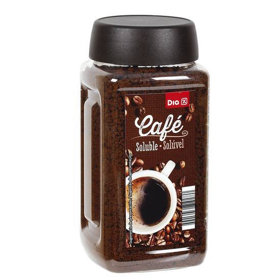 DIA CAFETERÍA café soluble clásico frasco 200 gr