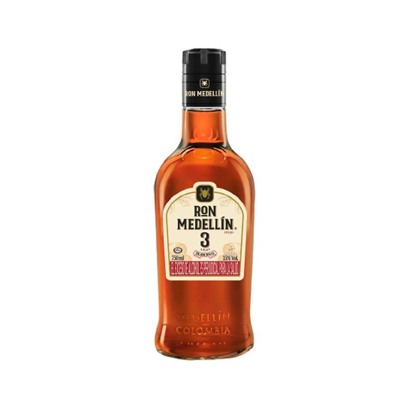 Ron Medellin Añejo 3 A. - 750Ml