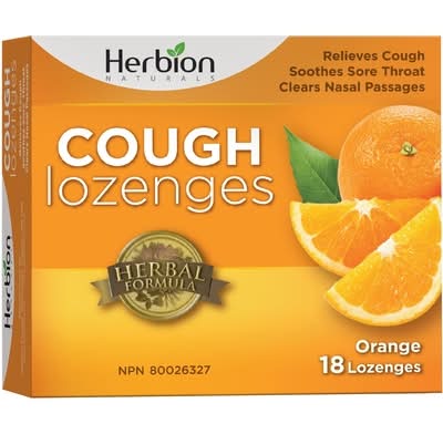 Herbion pastilles contre la toux - cough lozenges (18 unités) (orange)
