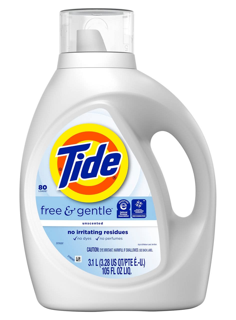 Tide Free & Gentle Liquid Laundry Detergent