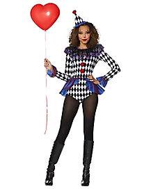 Adult Carnival Clown Bodysuit Costume (Adult Medium)