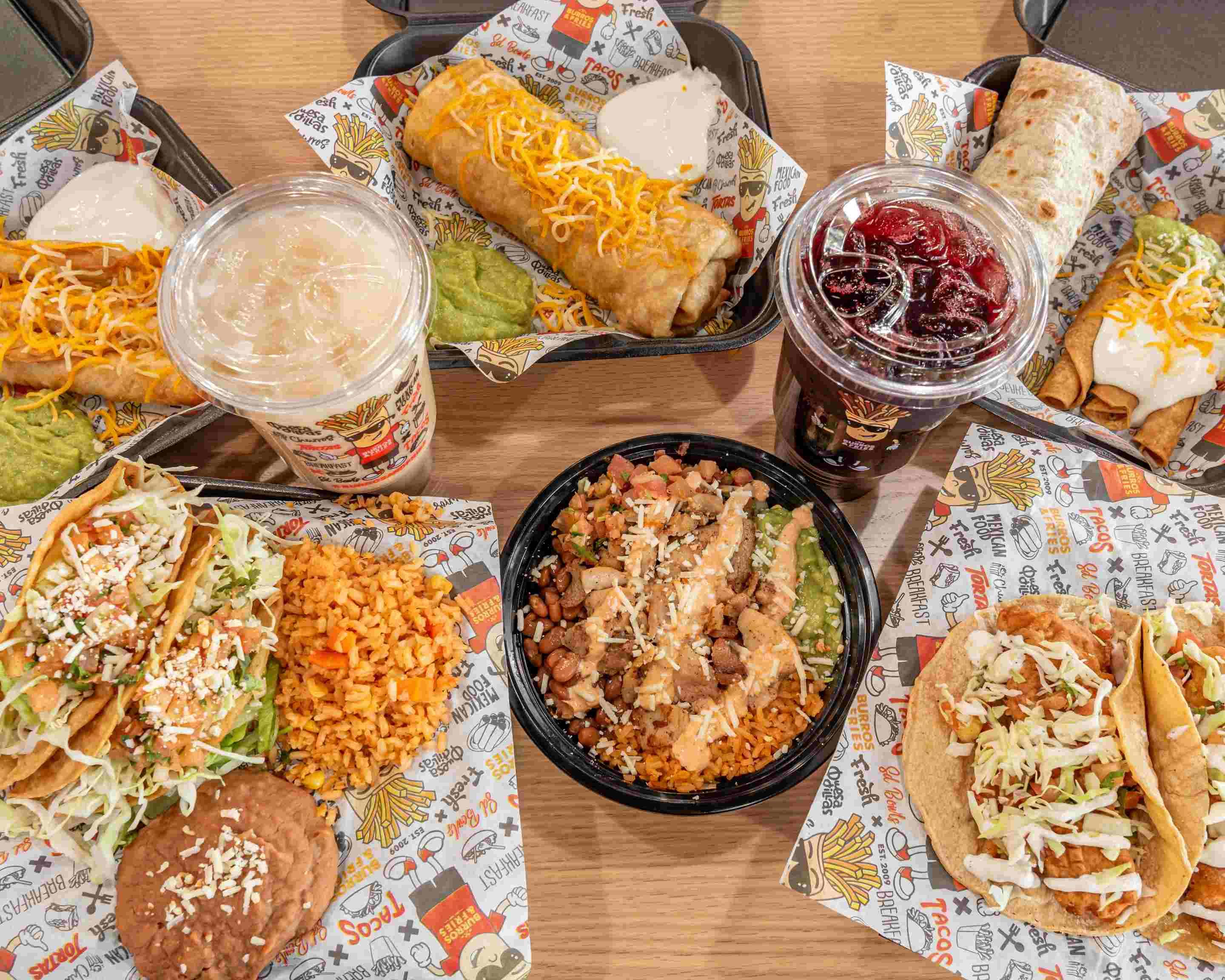 Burros & Fries Kearny Mesa Menu San Diego • Order Burros & Fries