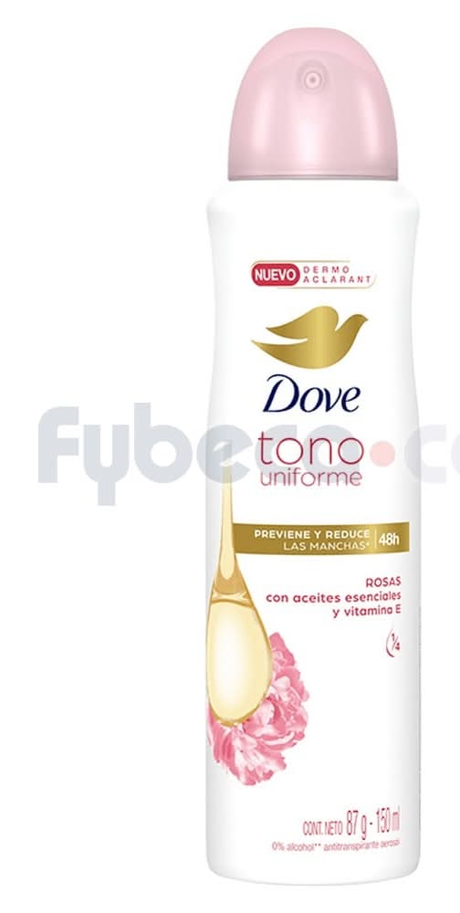 Dove Deo Aer Ap Rosas 12X87G/150Ml