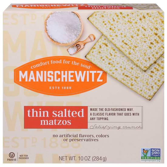 Manischewitz Thin Salted Matzos