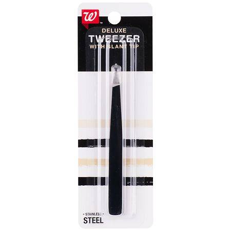 Walgreens Beauty Deluxe Slant Tip Tweezer