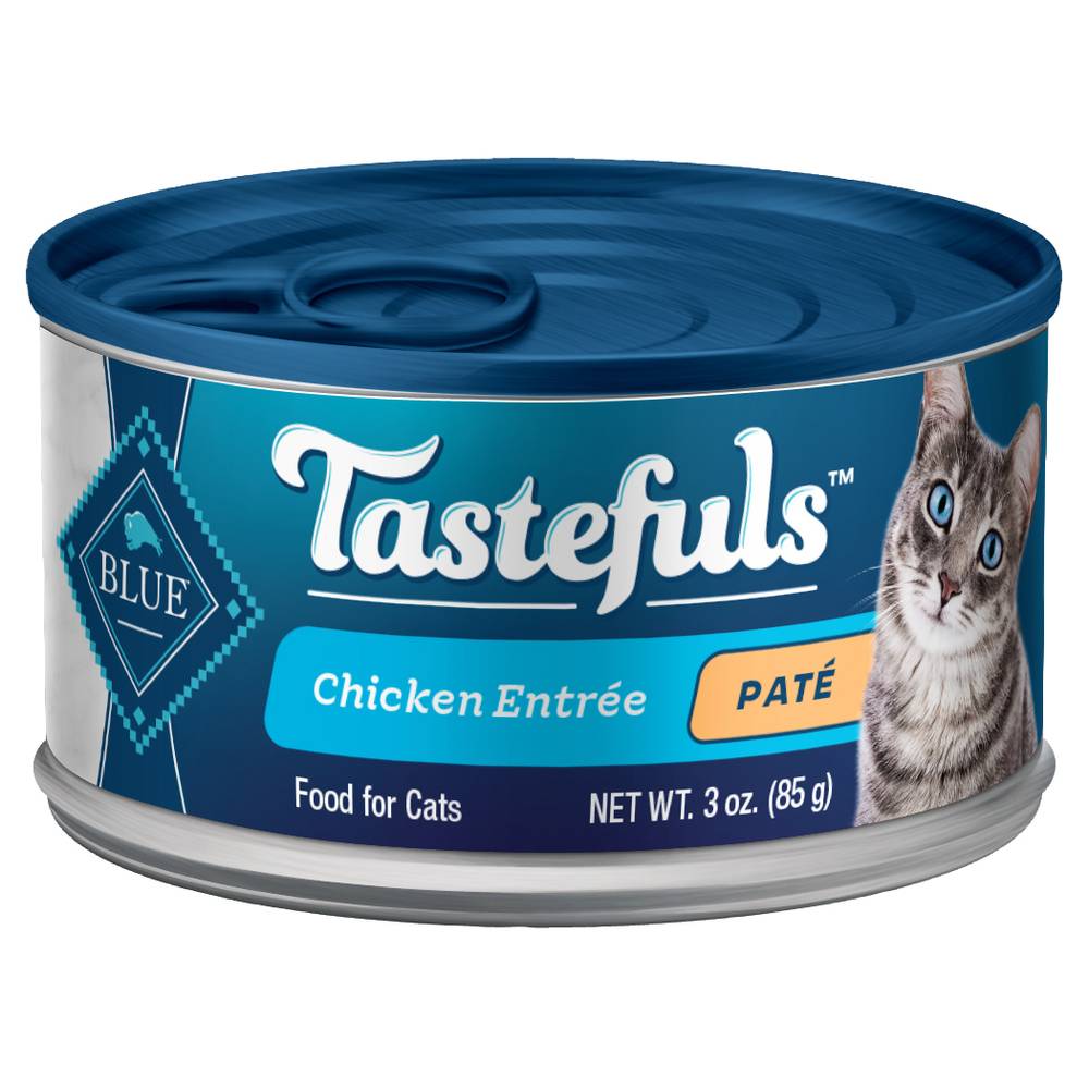 Blue Buffalo Tastefuls Pate Chicken Entree Food For Cats (3 oz)