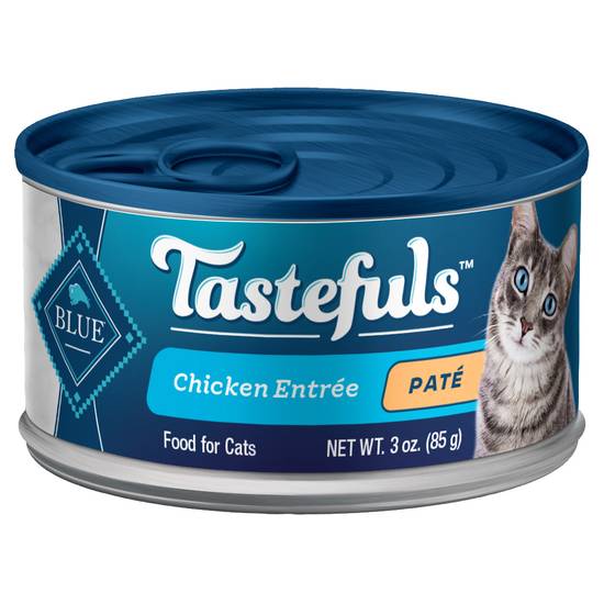 Blue Buffalo Tastefuls Pate Chicken Entree Food For Cats