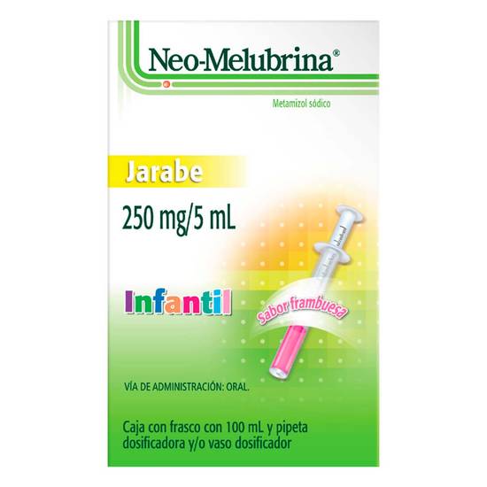 Sanofi neo-melubrina metamizol sódico jarabe 250 mg (100 ml)