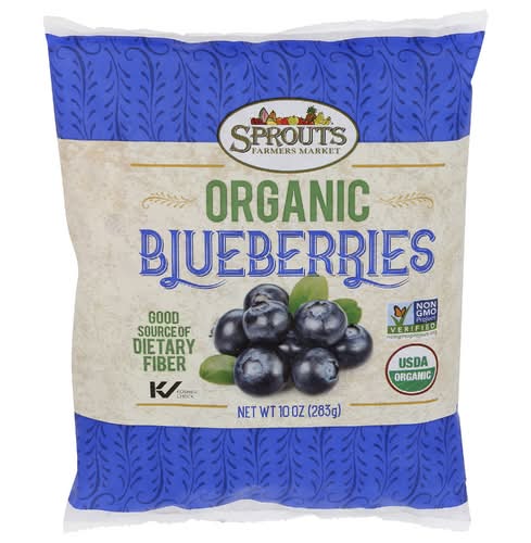 Sprouts Frozen Organic Blueberries