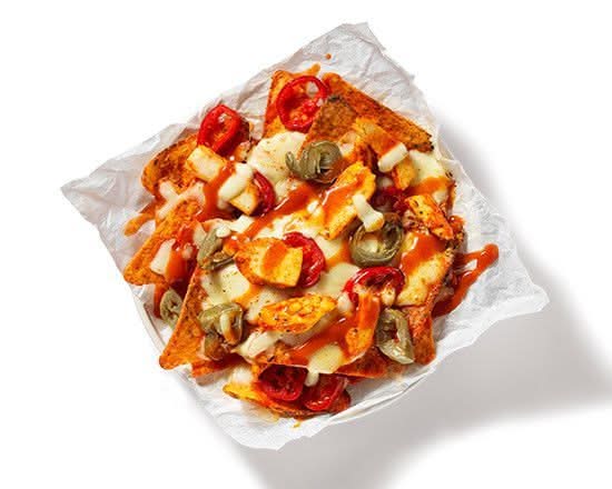 Loaded Flamin Hot Doritos with Chicken & Cholula