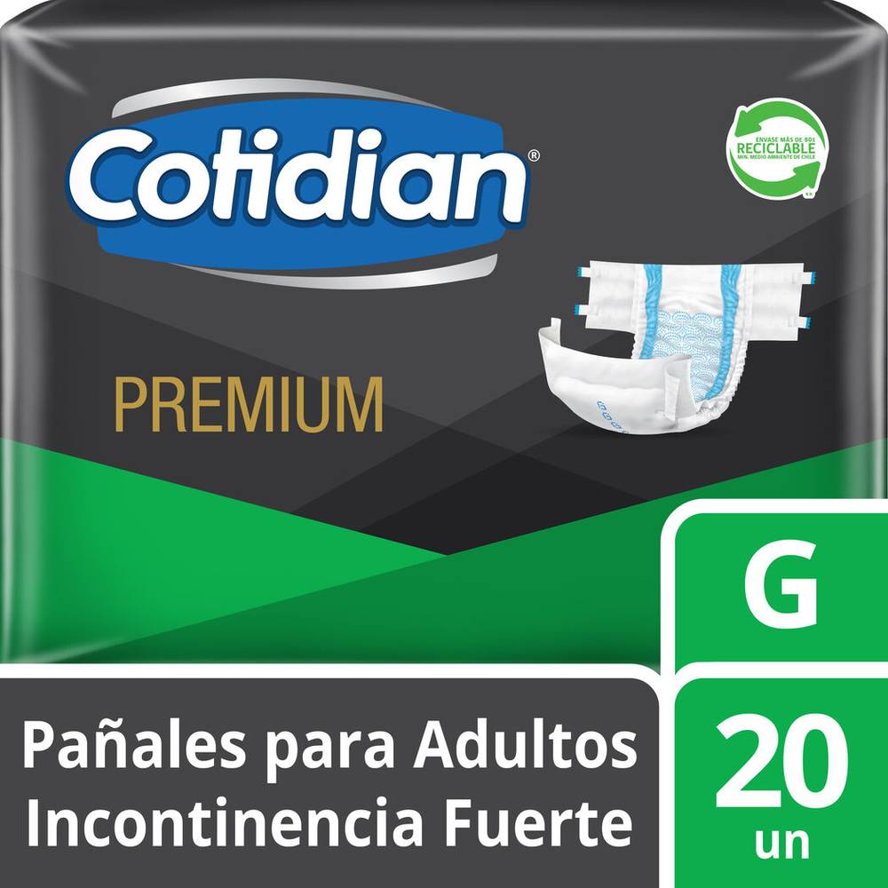 PAÑAL COTIDIAN PREMIUM G X22 COTIDIAN