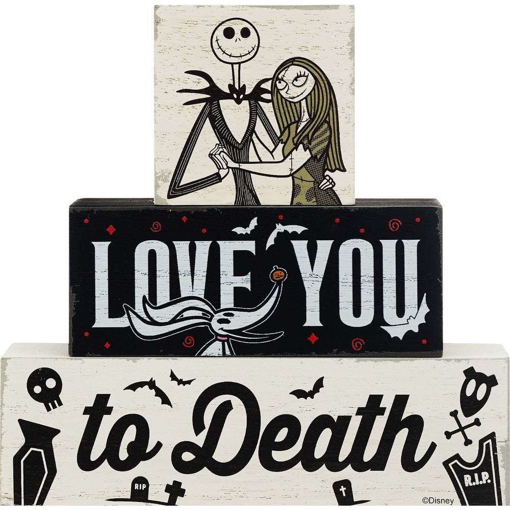 Disney Tim Burton's The Nightmare Before Christmas Love You to Death Décor
