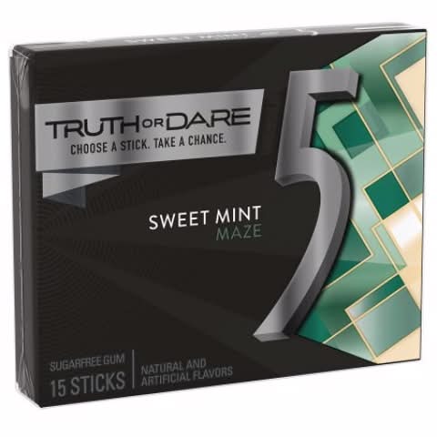 5 Gum Gum Mystery Mint 15 Gum Count