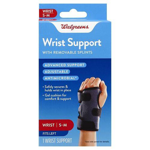 Walgreens Wrist Support Left, Small/Medium - 1.0 ea