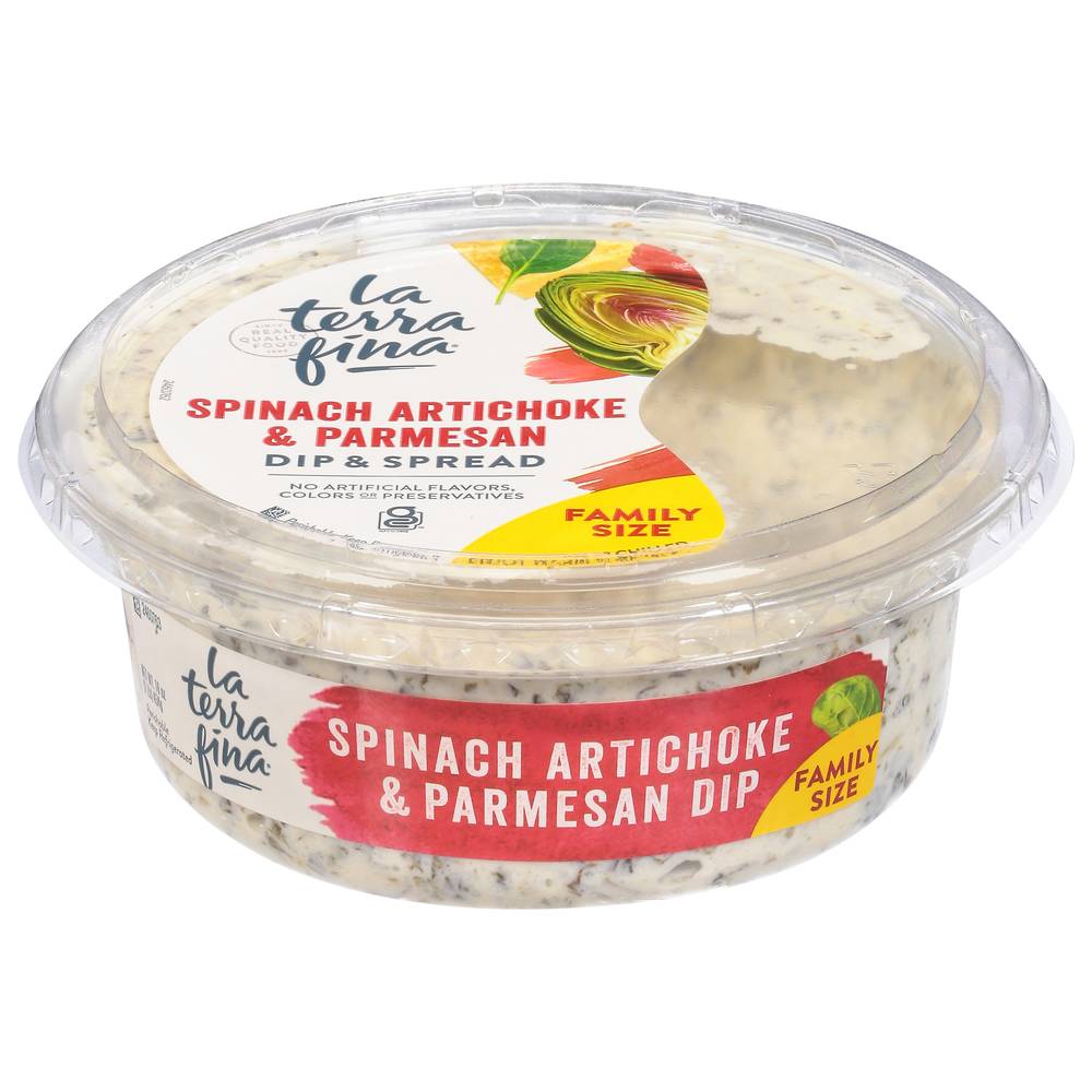 La Terra Fina Spinach Artichoke & Parmesan Dip & Spread Family (1 lbs)