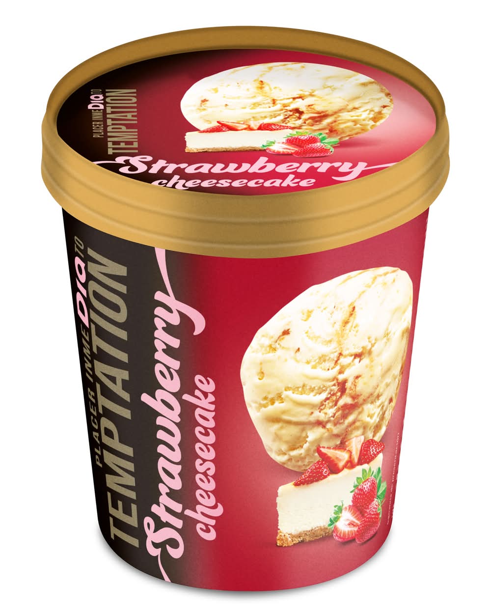 Helado Strawberry Cheesecake Temptation De Dia Tarrina 350 G