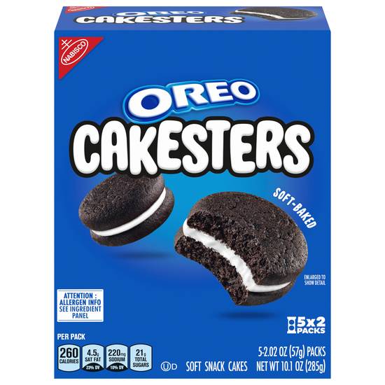 Oreo Cakesters Soft Baked Snack Cakes (5 ct)