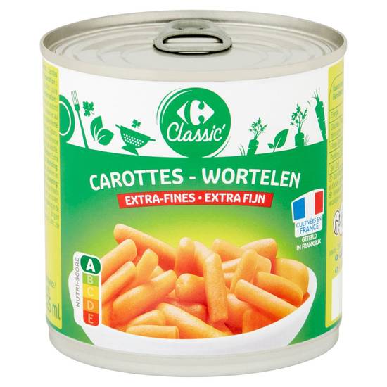 Carrefour Classic'' Carottes Extra-Fines 400 g