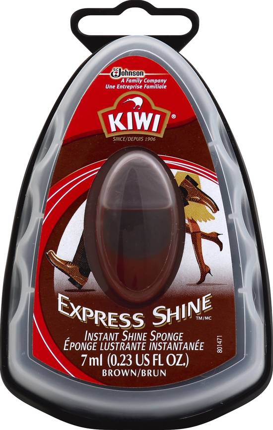 Kiwi Express Shine Brown Sponge