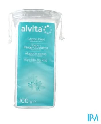 Alvita Coton Hydrophile Dermatologique 100g