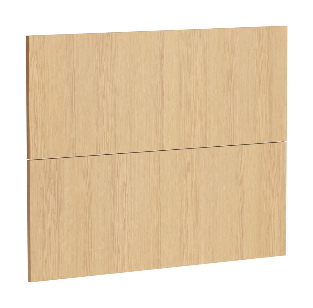Kaboodle 900mm Oak Latte Modern 2 Drawer Panels