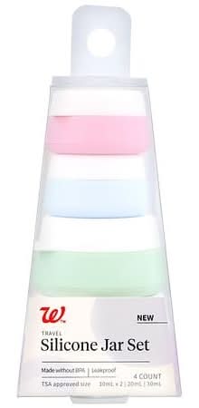 Walgreens Travel Silicone Jar Set (4 ct)
