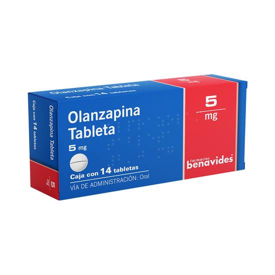 Almus olanzapina tabletas 5 mg (14 piezas)