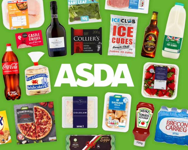 Asda Tonypandy Menu Takeaway in Llwynypia Delivery menu & prices