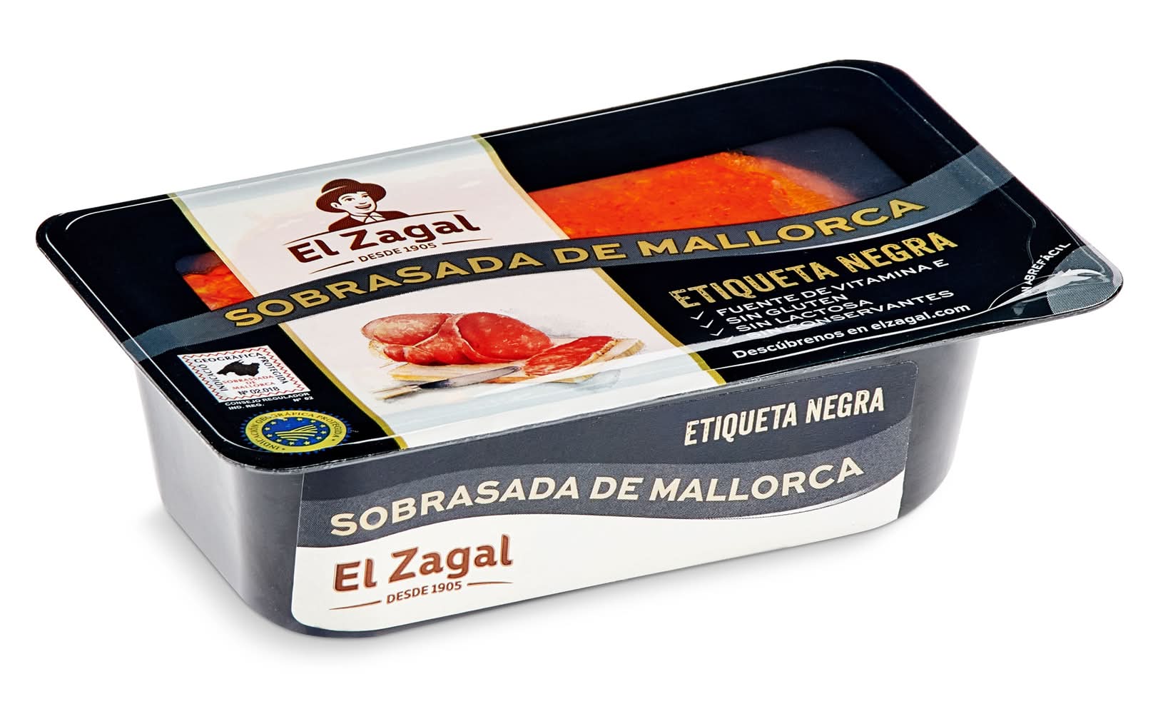 Sobrasada De Mallorca Etiqueta Negra El Zagal Tarrina 200 G