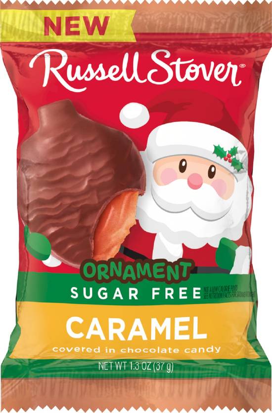 Order Russell Stover Chocolate Candy Caramel Ornament - 1.3 oz food online from Bartell Drugs store, BOTHELL on bringmethat.com