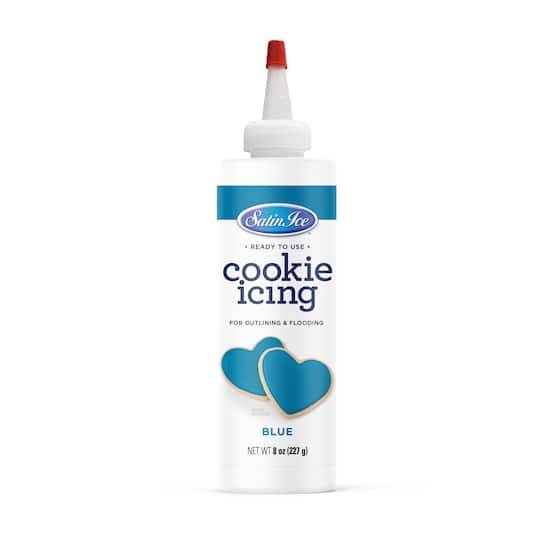 Satin Ice Ready To Use Cookie Icing, Blue (8 oz)