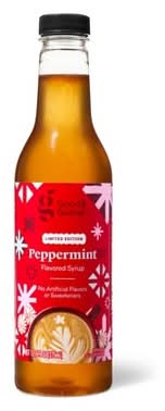 Good & Gather Coffee Syrup, Peppermint (12.7 oz)
