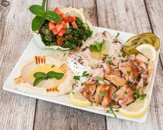 Assiette chawarma poulet