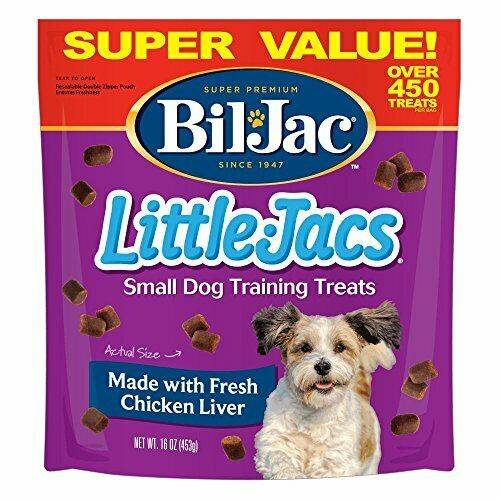 BIL-JAC LITTLE JACS SMALL DOG TRAINING TREATS 6/16 OZ.  453G 5123