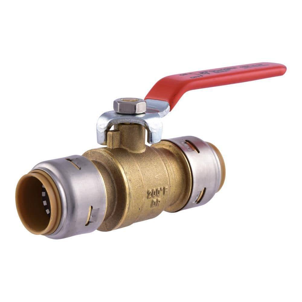 Sharkbite Max 3/4 In. Brass Push-To-Connect Ball Valve