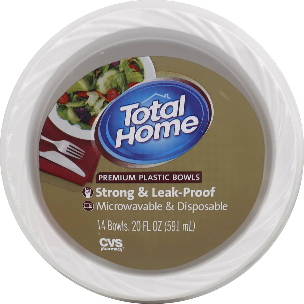 CVS Pharmacy Total Home Plastic Bowls