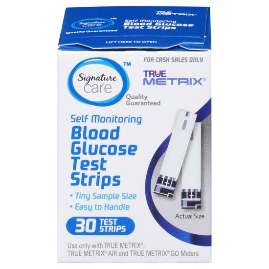Signature Care Blood Glucose Test Strips (30 ct)