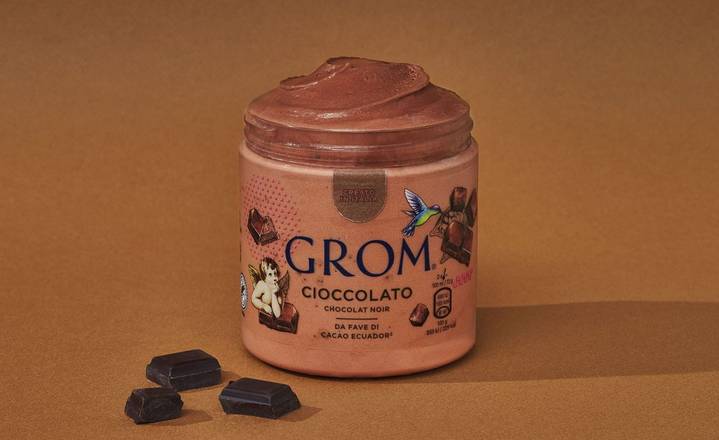 Grom Chocolat Noir Pot de 460ml