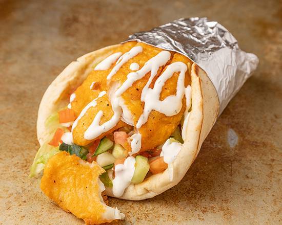 Fried Fish Gyro