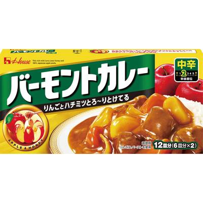 ハウス食品　バーモントカレー　中辛　２３０ｇ